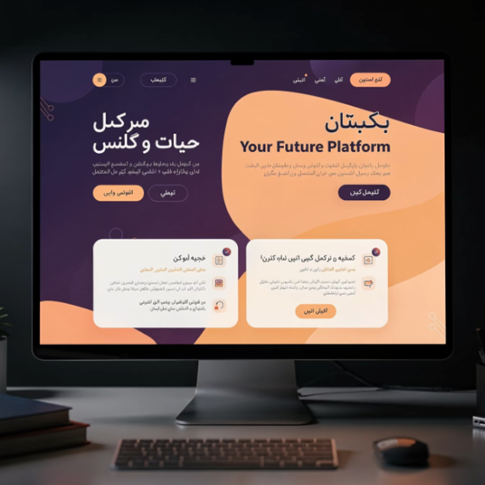 Arabic and English Bilingual Website Design